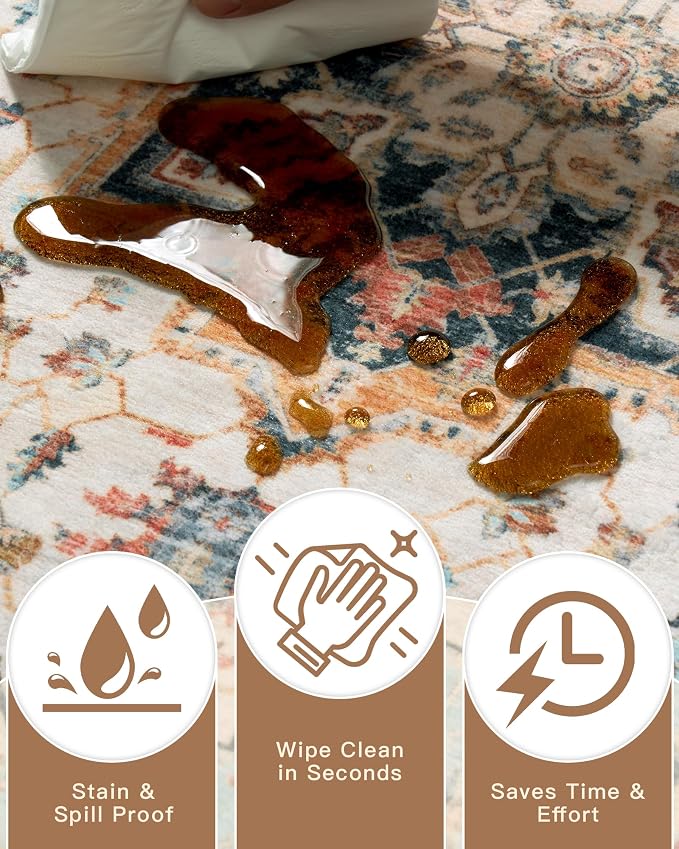 Madane Washable Runner Rug