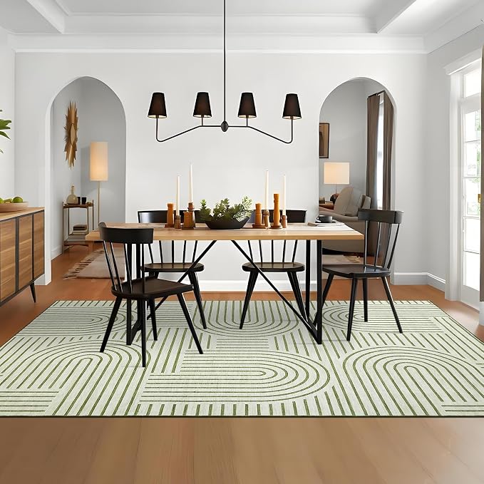 ROYHOME Washable Rug 8x10 Area Rugs