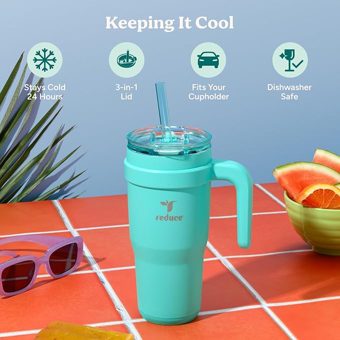 Reduce 24 oz Stainless Steel Tumbler