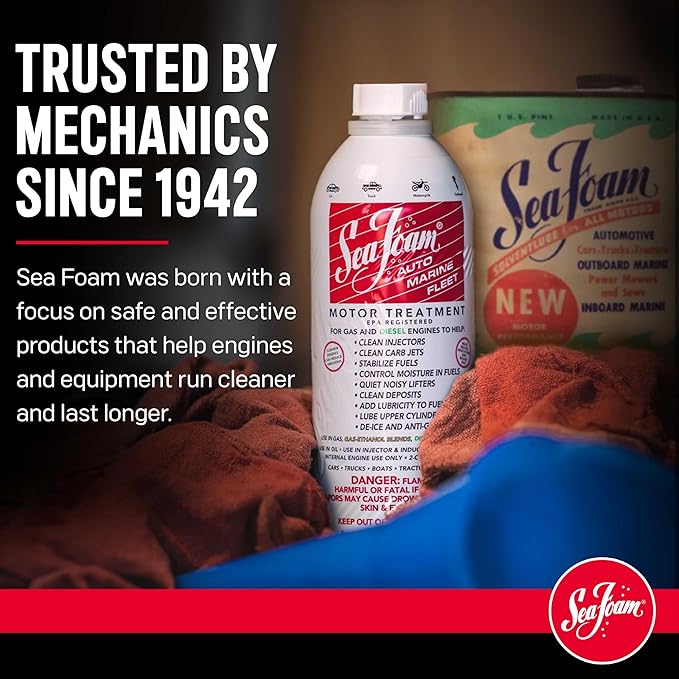 Sea Foam Motor Treatment and Intake Cleaner Combo Pack, 16 oz and 14 oz