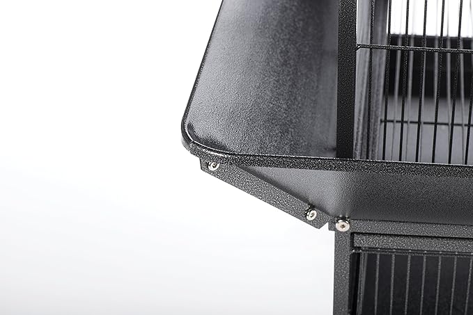 Prevue Pet Products 3352BLK Park Plaza Bird Cage, Black Hammertone, Large
