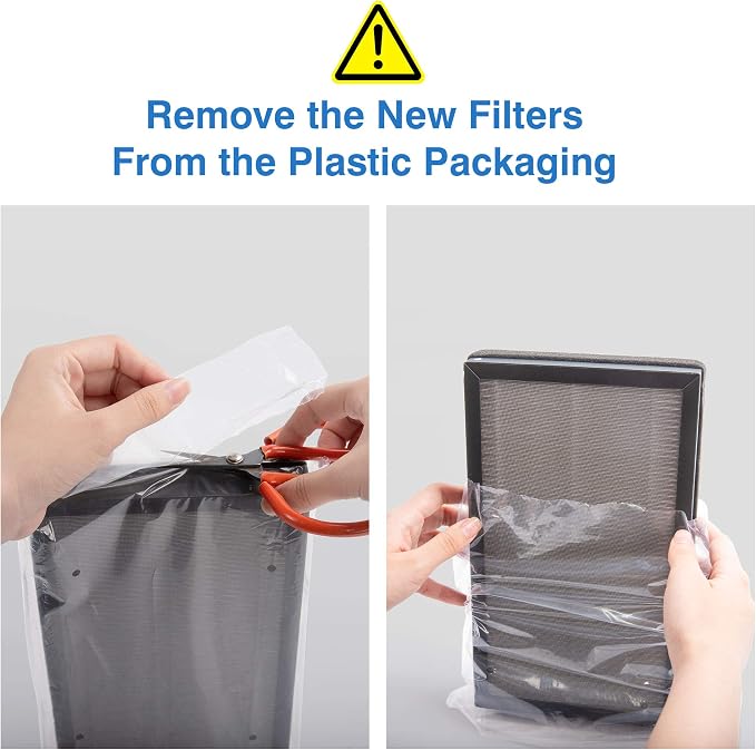 Air Purifier Replacement, C350-RF True HEPA High-Efficiency Activated Carbon