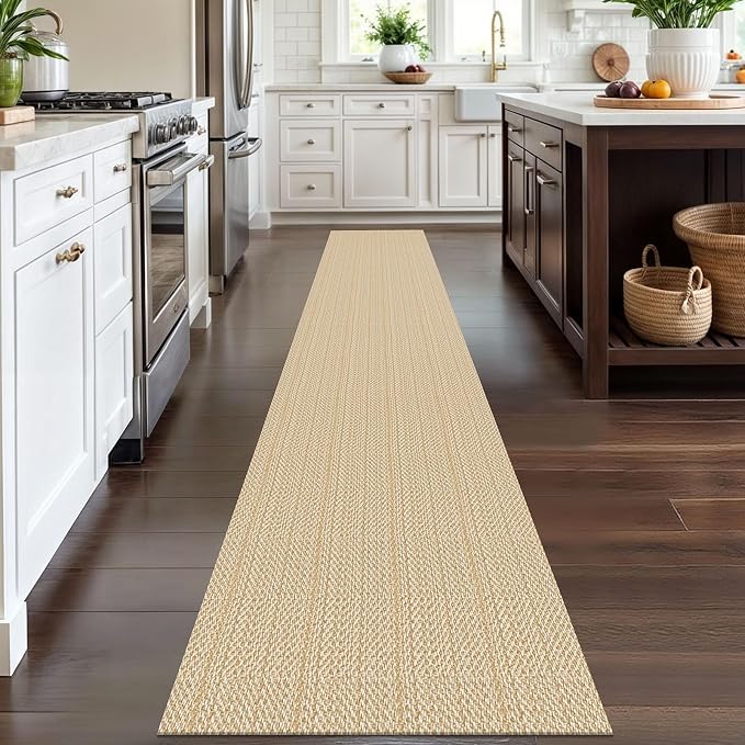 IOHOUZE Washable Runner Rug 2x12 Non Slip Rubber Backed Extra Long Hallway