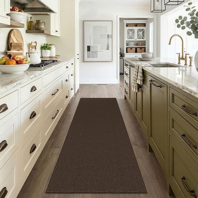 EARTHALL Washable Runner Rug 3x6 Ft Non Slip Runners