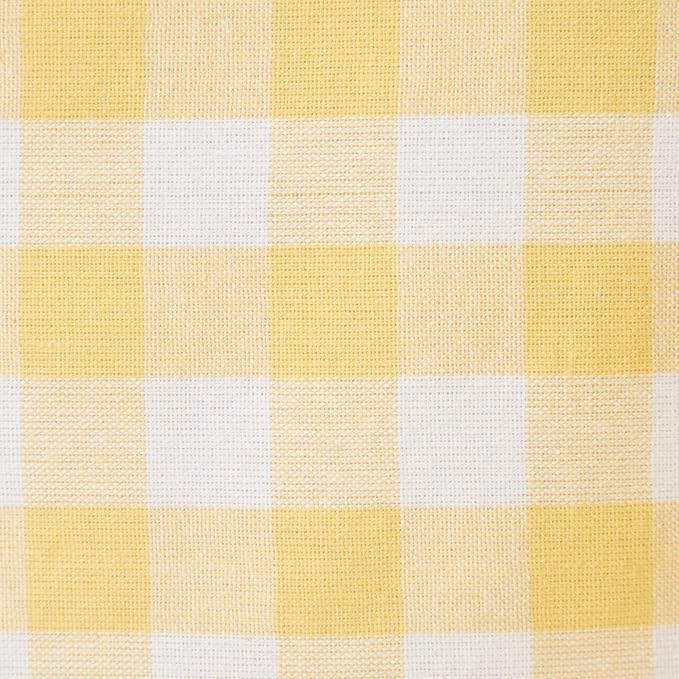 DII Checkered Tabletop Collection 100% Cotton, Machine Washable, Tablecloth