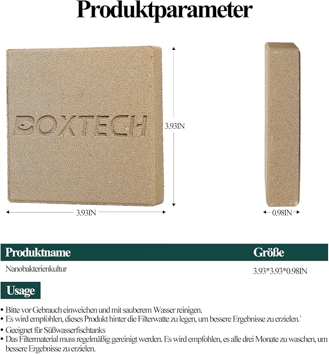 boxtech Aquarium Filter Media Bio Ceramic Brick Bio Filter Media
