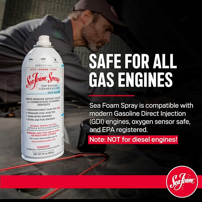 Sea Foam Motor Treatment and Intake Cleaner Combo Pack, 16 oz and 14 oz