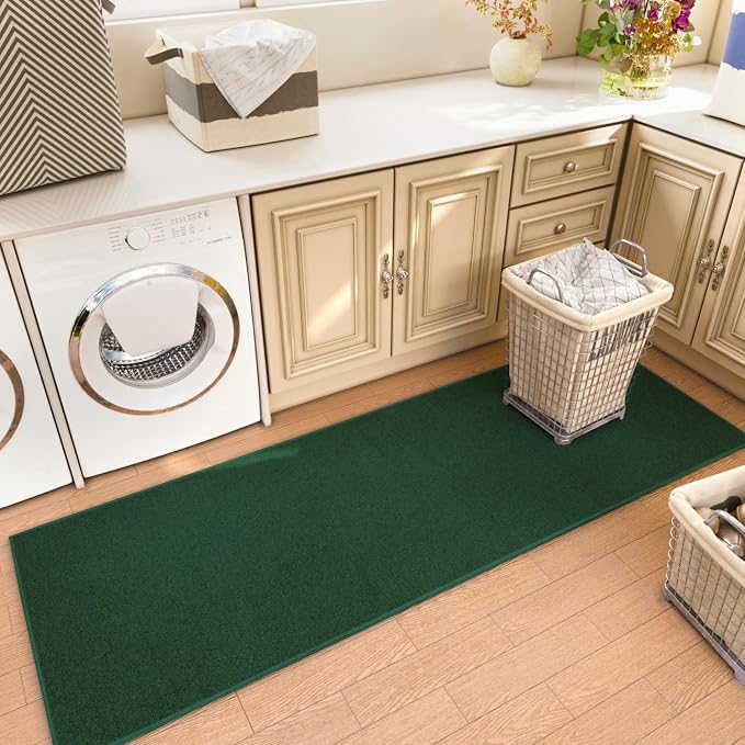 Runner Rug with Non Slip Rubber Backing, Washable Soft Floor Carpet