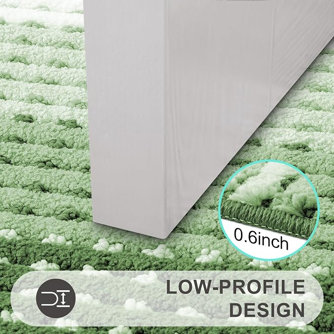 Kitinjoy Indoor Outdoor Door Mat, 47x24 Non-Slip Absorbent Dirt Trapper