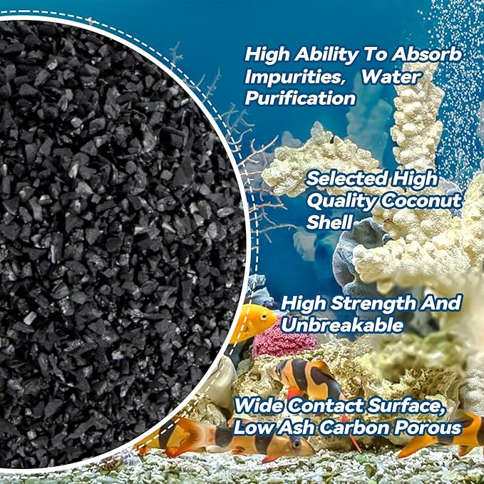 MAQIHAN 0.9 LB Activated Charcoal Pellets