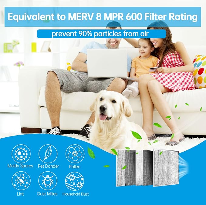 UBeesize 18x24x1 Reusable Electrostatic Air Filter HVAC AC Furnace Filter