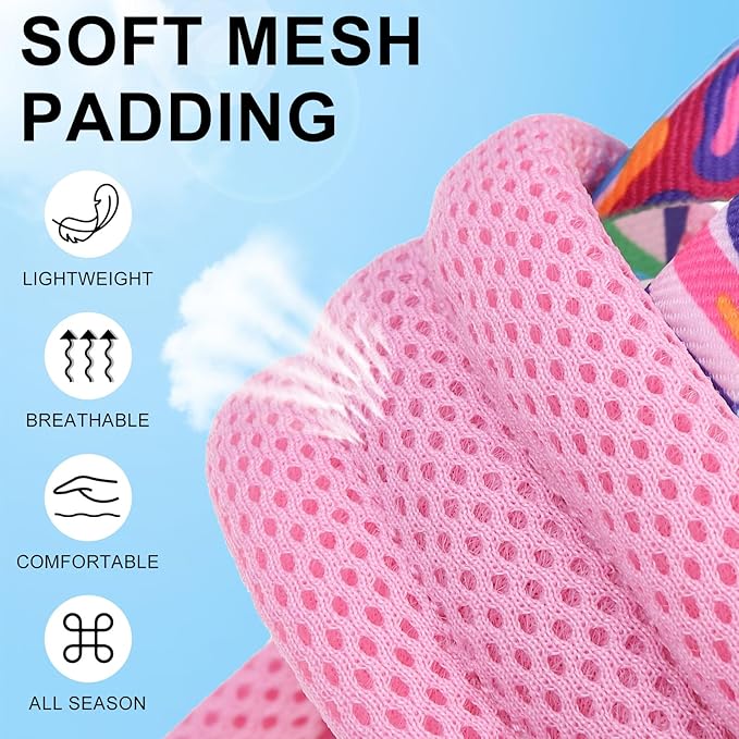 BEAUTYZOO Dog Harness for Small Dogs,No Pull Dog Harness and Leash Set,Soft Escape Proof Puppy Vest Harness with Handle,Reflective Lightweight Step in Harness for Girl Boy Dogs,Pink_Print S