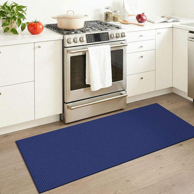 KOZYFLY Woven 2x5 Entry Runner Rug, Washable Runners