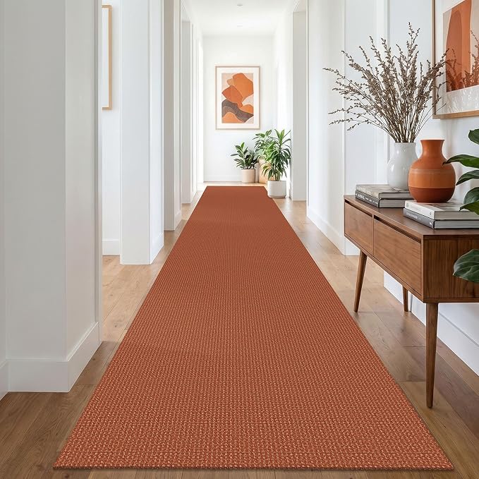 IOHOUZE Washable Exrea Long Hallway Runner Rug 3x18 Non Slip Rubber Backed