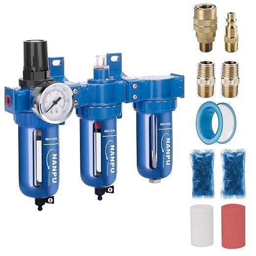NANPU Zinc Alloy 3 Stage Air System