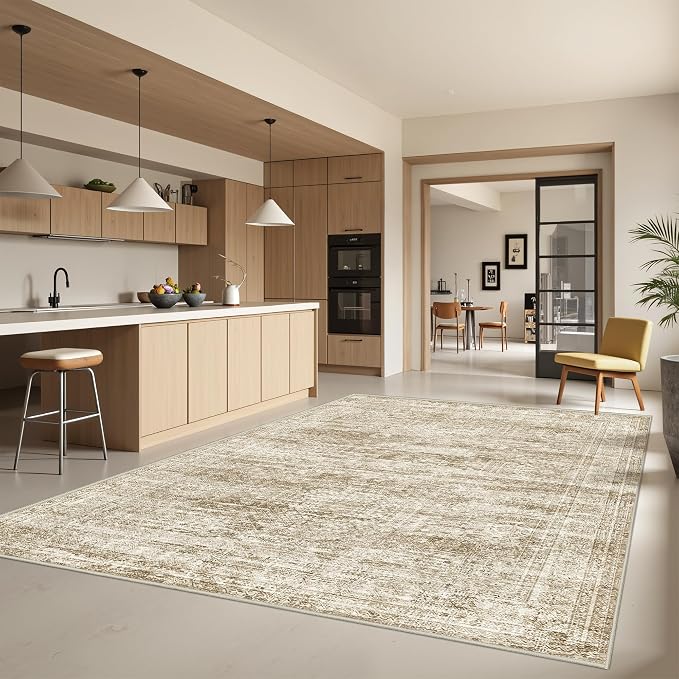 5x7 Area Rugs, Ultra-Thin Washable Rugs