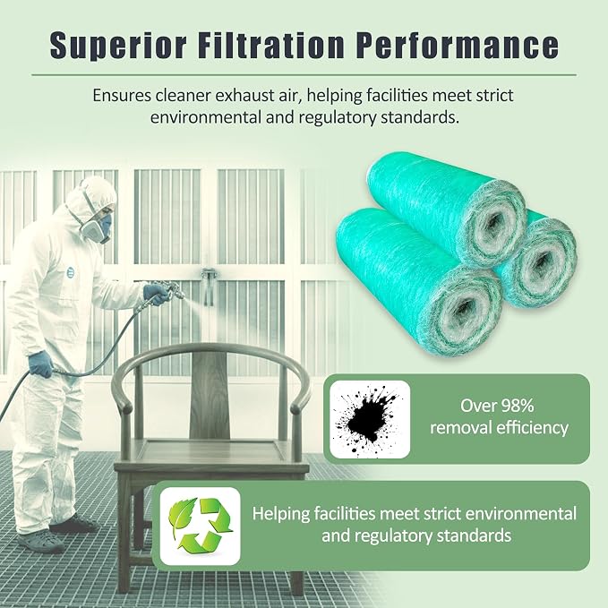 Fiberglass Paint Booth Filter Roll