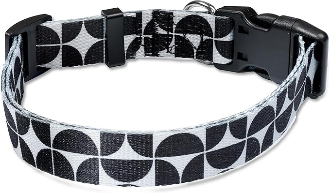 MS-5 Automatic Pet Door Collar, Genuine High Tech Pet Brand Dog Collar for Power Pet Doors - Deluxe Strap (Modern, Medium) - DC-MDN-MS5-M