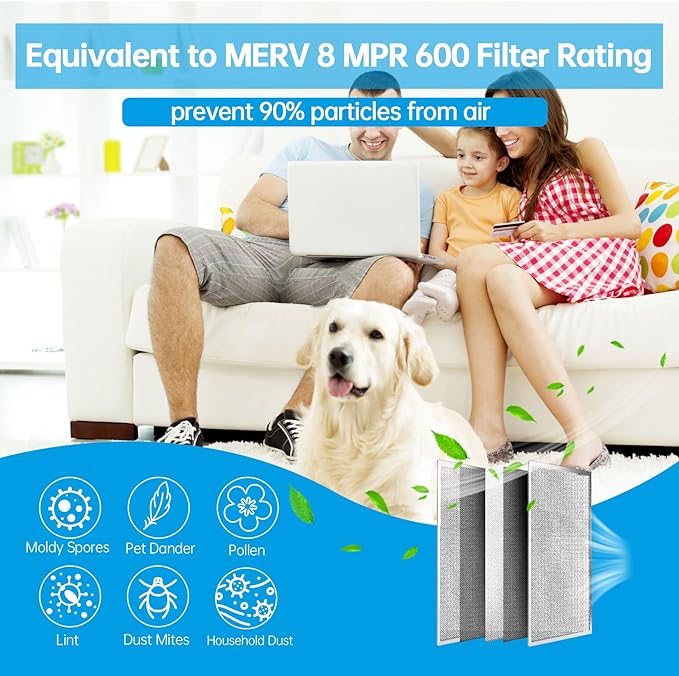 UBeesize 20x24x1 Reusable Electrostatic Air Filter HVAC AC Furnace Filter