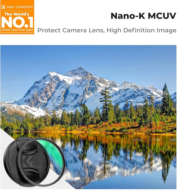 K&F CONCEPT 58mm MC UV Lens Protection Filter