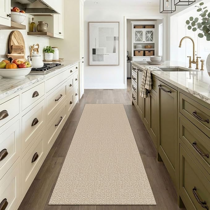 EARTHALL Washable Runner Rug 3x6 Ft Non Slip Runners