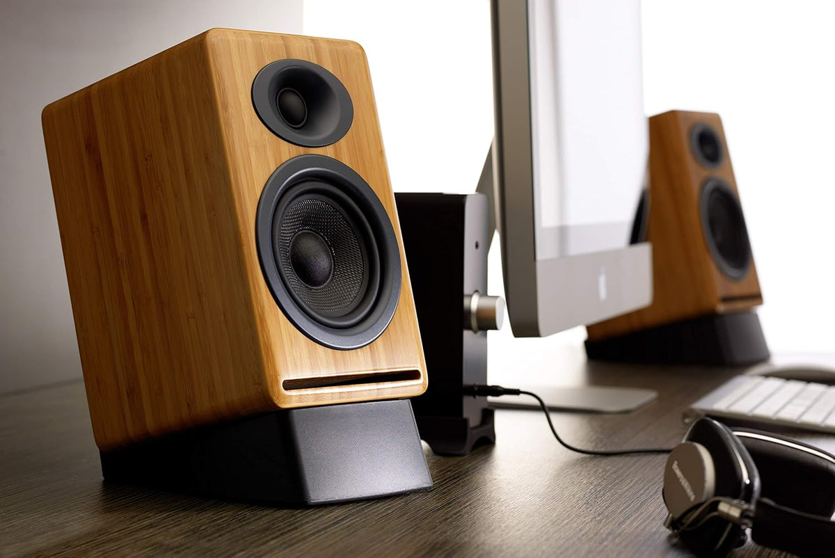 Audioengine DS2 Desktop Speaker Stands – Silicone Rubber Isolation Stands