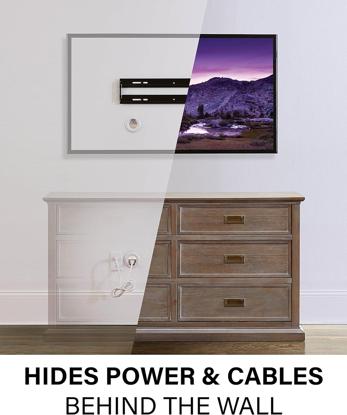 Made for Amazon In-Wall Power & Cabling Kit for Wall Mounted TVs