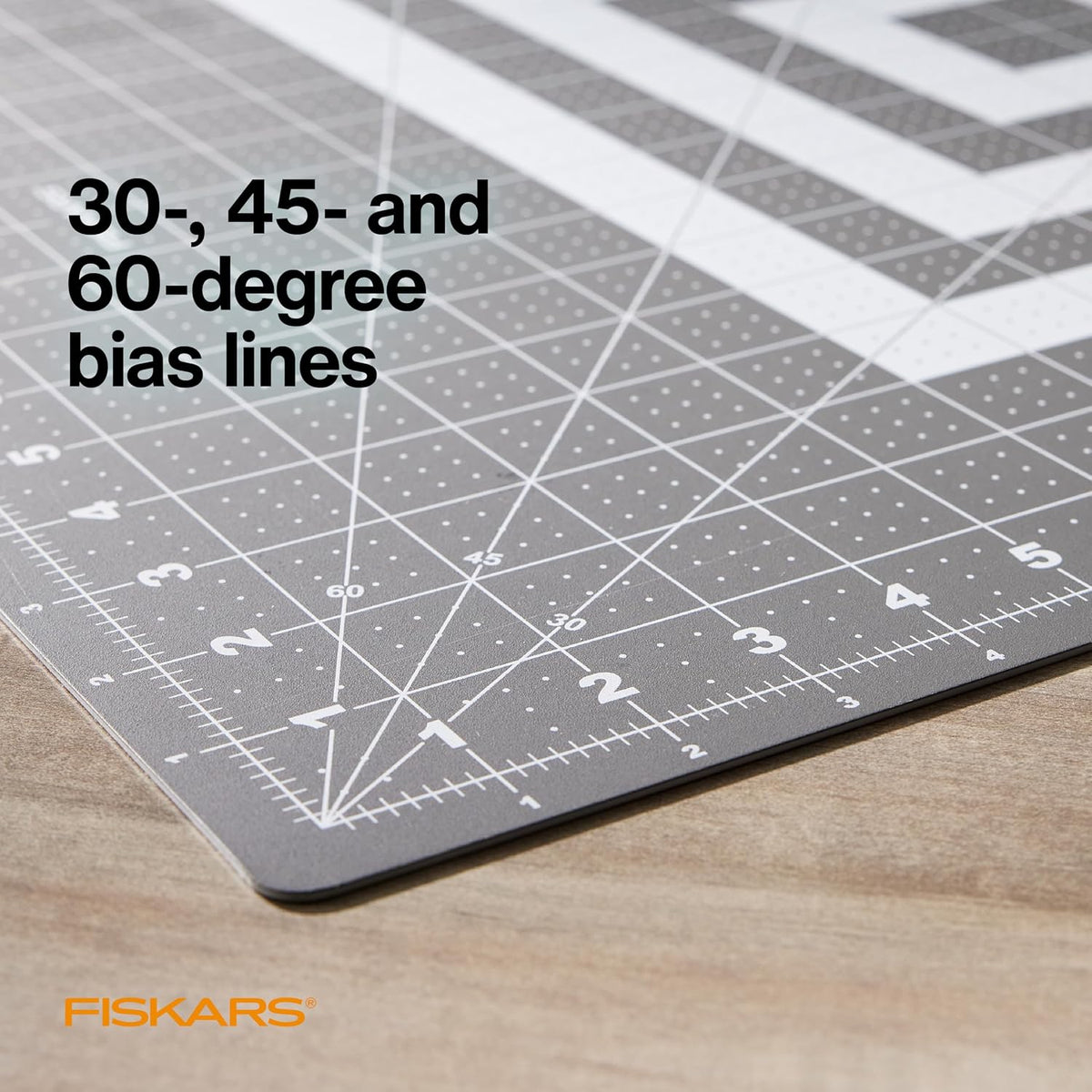 Fiskars 24" x 36" Self Healing Cutting Mat, Extra Large Double-Sided Grid