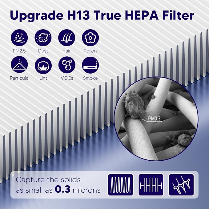 Improvedhand Vital 100S HEPA Replacement Filter Compatible