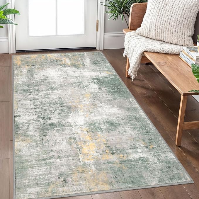 IOHOUZE Abstract Area Rug 3x5 Ft Washable Rugs