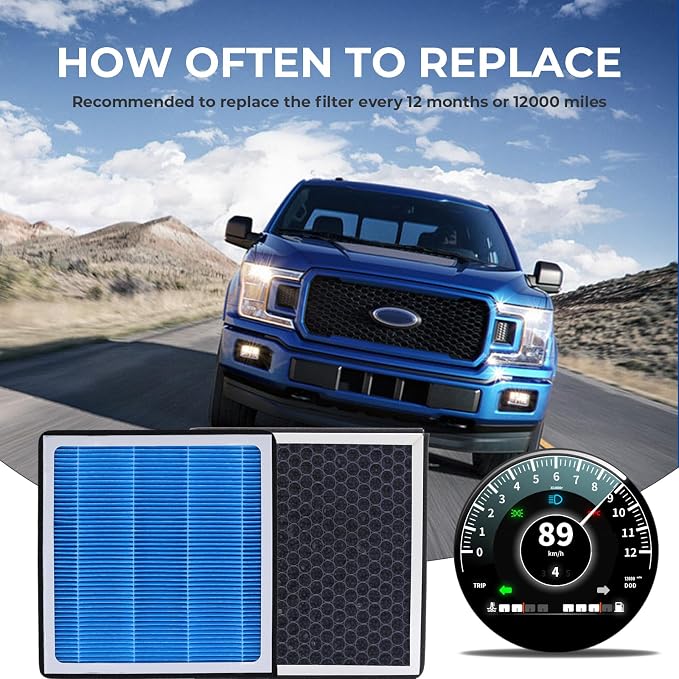 CF11182 Cabin Air Filter With Honda Civic, CR-V CRV, CR-Z CRZ, HR-V HRV