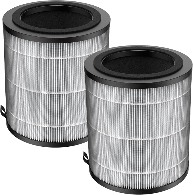JF100 Replacement Filter, 3-in-1 Pre-Filter, HEPA and Activated Carbon