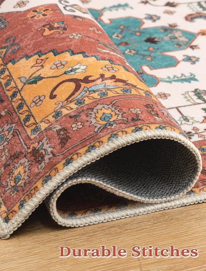 SERISSA Boho Washable Runner Rug