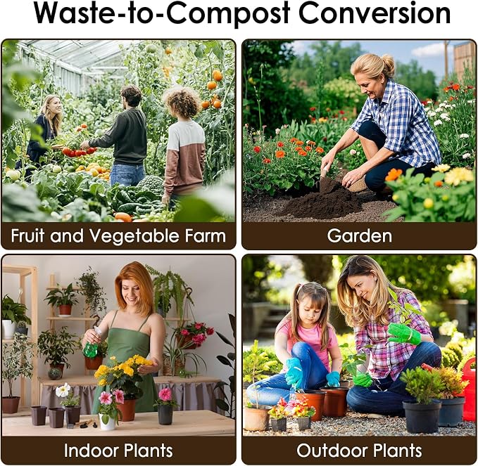 Electric Composter for Kitchen, 3L Food Recycler Composter