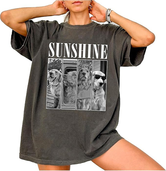 Nazenti Custom Photo Shirt, Personalized Tshirt for Mom, Dad, Grandma, Pet Lovers Gifts, Mama Gift for Women, Christmas Shirt