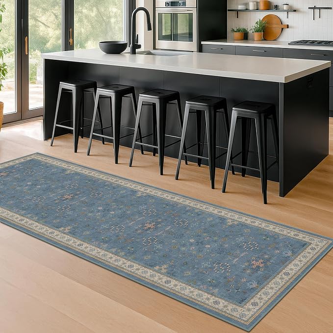 Hazo Haus Boho 2x6 Non Slip Kitchen Rug Runner