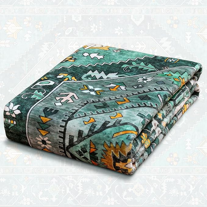 SERISSA Area Rug 3x5 Boho Teal Rugs