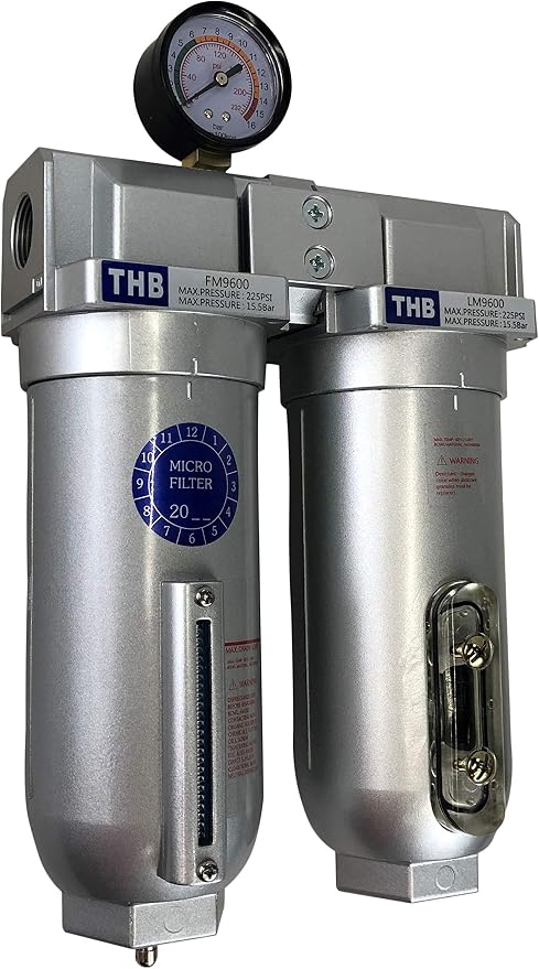 3/4" COMPRESSED AIR DESICCANT AIR DRYER/COALESCING FILTER