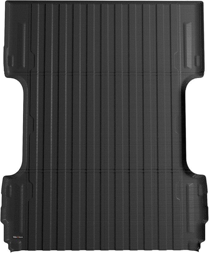 TripleAliners Truck Bed Mat Compatible with 2007-2019 Chevy Silverado/GMC Sierra 1500 2500 3500HD LD Limited Accessories 6.6FT Bed Perfectly Flush All Weather Protection TPE HeavyDuty Pickup Mat