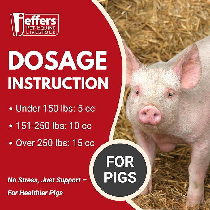 Jeffers Vita-Min Gel for Livestock & Horses – Multivitamin & Mineral Supplement with Selenium, Zinc, Potassium & Turmeric – Easy Oral Gel for Cattle, Goats, Sheep & Pig – 300 cc Tube
