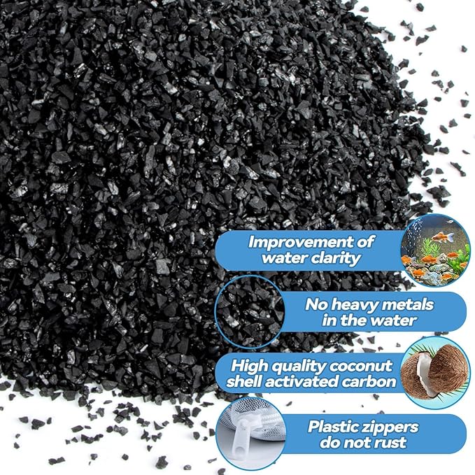 MAQIHAN 0.9 LB Activated Charcoal Pellets