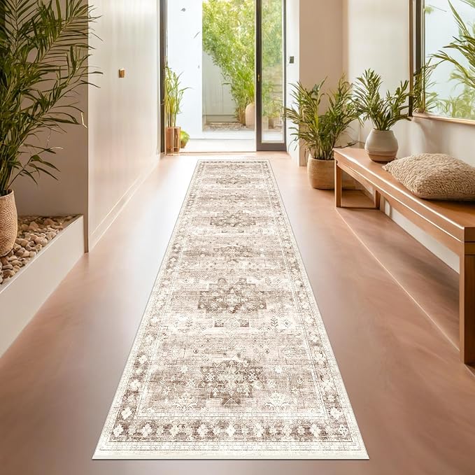 Hazo Haus Non Slip Hallway Runner Rug