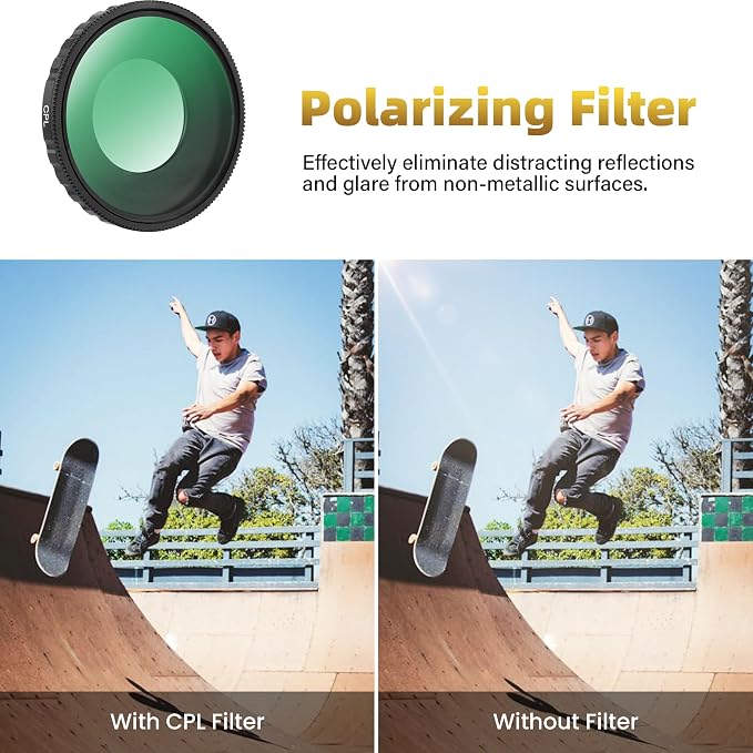 Walking Way CPL & ND Filter Set Compatible