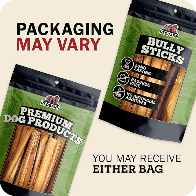 Redbarn Pet Products Naturals 200005 Odor Free Bully Springs Pet Chew Treat 25 Case, One Size