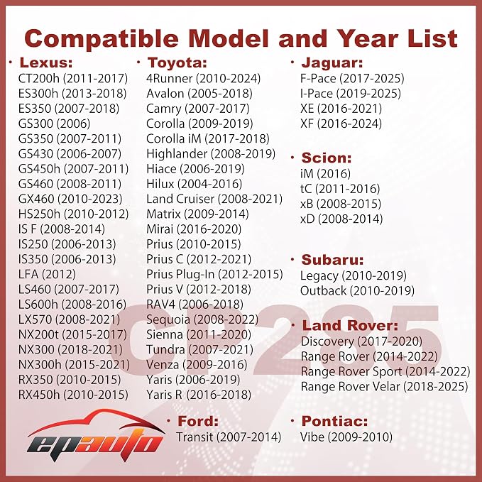 EPAuto CP285 Premium Cabin Air Filter includes Activated Carbon