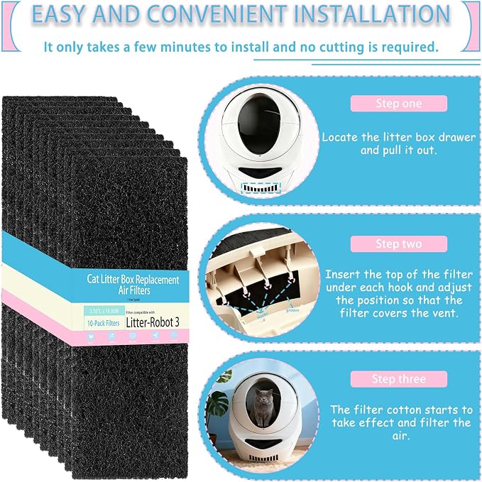 10 Pack Carbon Filters Compatible