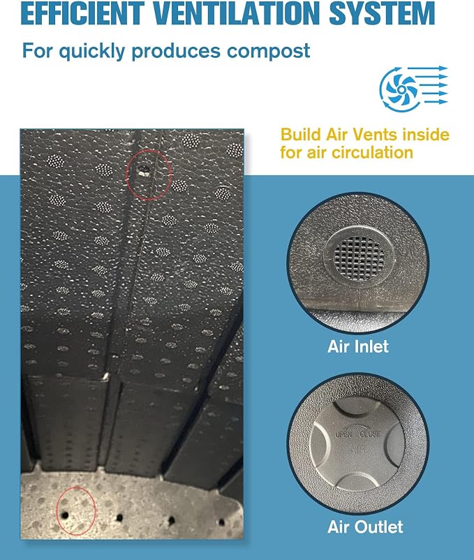 EJWOX Insulated Compost Bin