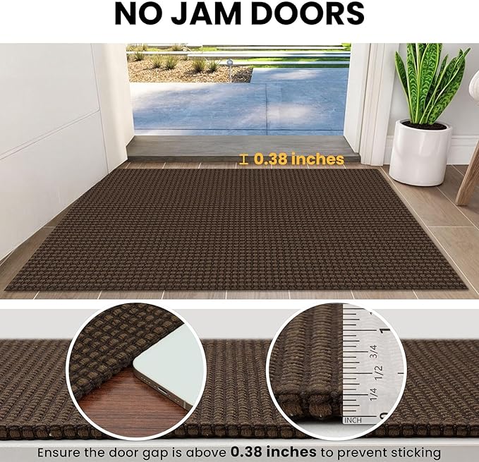 IOHOUZE Washable Exrea Long Hallway Runner Rug 3x20 Non Slip Rubber Backed