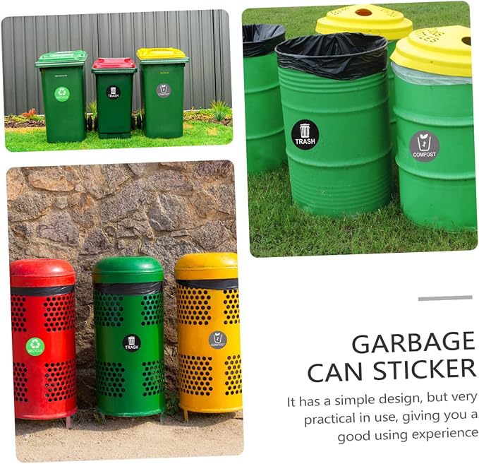 9pcs Garbage Classification Stickers