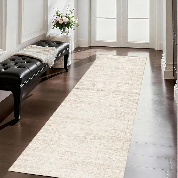2x5 Washable Runner Rugs，Modern Abstract Rug Runner, Ultra-Thin Kitchen Runner